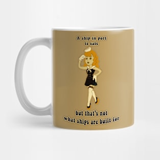 Old Style Cartoon pin up - Sailor Mug